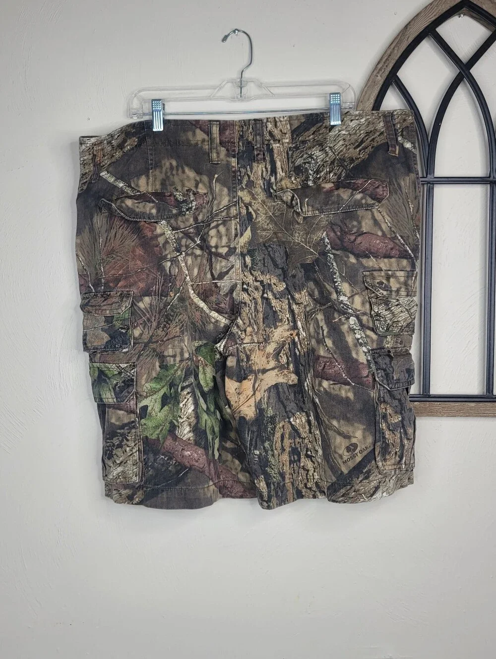 Faded Glory Mossy Oak Camo Cargo Gorpcore Shorts Men’s Size 44